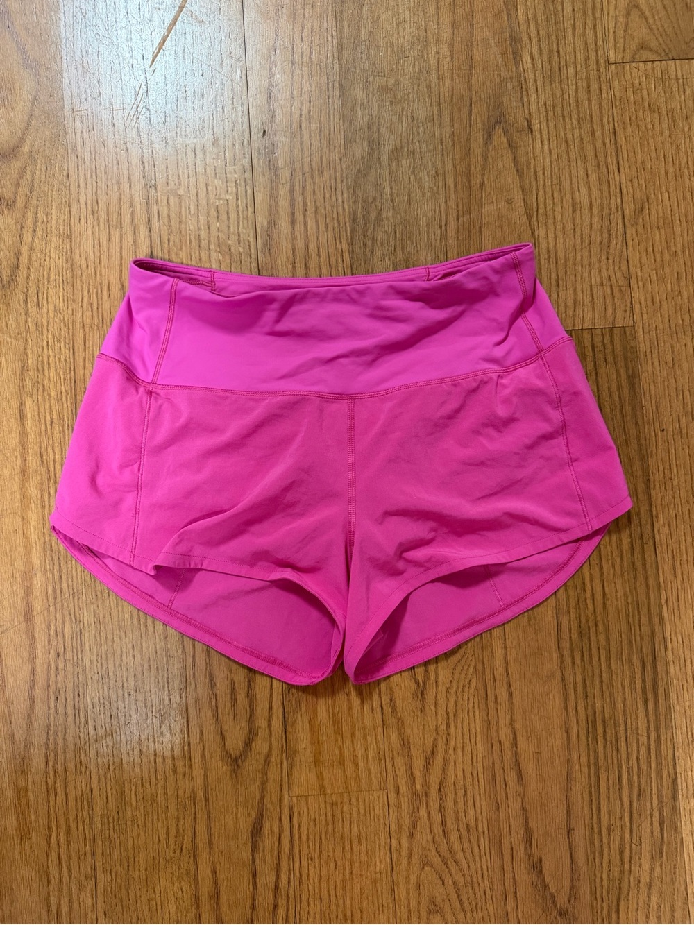 Lululemon Speed Up High-Rise Short 2.5" Lined, Sonic Pink, Size 6, Mini Shorts